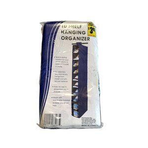 10 Shelf Hanging Organizer Space-Saving Shoe Storage System